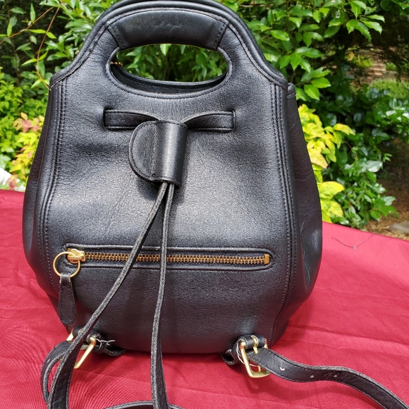 Vintage Coach Drawstring bucket leather Backpack - Picture 10 of 10